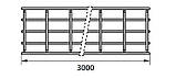Дротовий лоток 35x100 гальваніка, довжина 3000 мм, фото 3