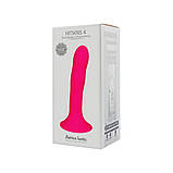 Дилдо з присоском Adrien Lastic Hitsens 4 Pink, чудово для страпона, діаметр 3,7 см, довжина 17,8 см, фото 6