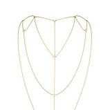 Ланцюжок для спини Bijoux Indiscrets Magnifique Back and Cleavage Chain — Gold, прикраса для тіла, фото 2