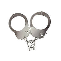 Наручники металеві Adrien Lastic Handcuffs Metallic (поліцейські)