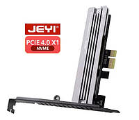 Адаптер M.2 JEYI SSD NVME M-Key + Радіатор JEYI 2280 to PCI-E x1