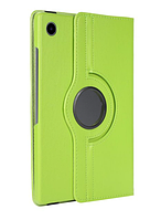 Кожаный чехол книжка 360 для Samsung Galaxy Tab A7 Lite(SM-T220) зеленый