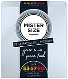 Набір презервативів Mister Size — pure feel — 53-57-60 (3 condoms), 3 розміри, товщина 0,05 мм, фото 3