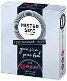 Набір презервативів Mister Size — pure feel — 60-64-69 (3 condoms), 3 розміри, товщина 0,05 мм, фото 2