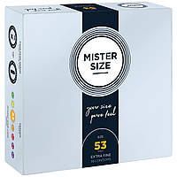 Презервативи Mister Size — pure feel — 53 (36 condoms), товщина 0,05 мм