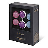 Набір вагінальних кульок LELO Beads Plus, діаметр 3,5 см, змінюване навантаження, 2х28, 2х37 і 2х60 г, фото 5