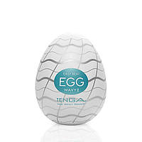 Мастурбатор-яйцо Tanga Egg Wavy II з подвійним хвилястим рельєфом