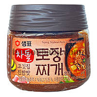 Паста соевая Тоджан (Tojang) со вкусом говядины для супа, 450 г, ТМ Sempio, Южная Корея