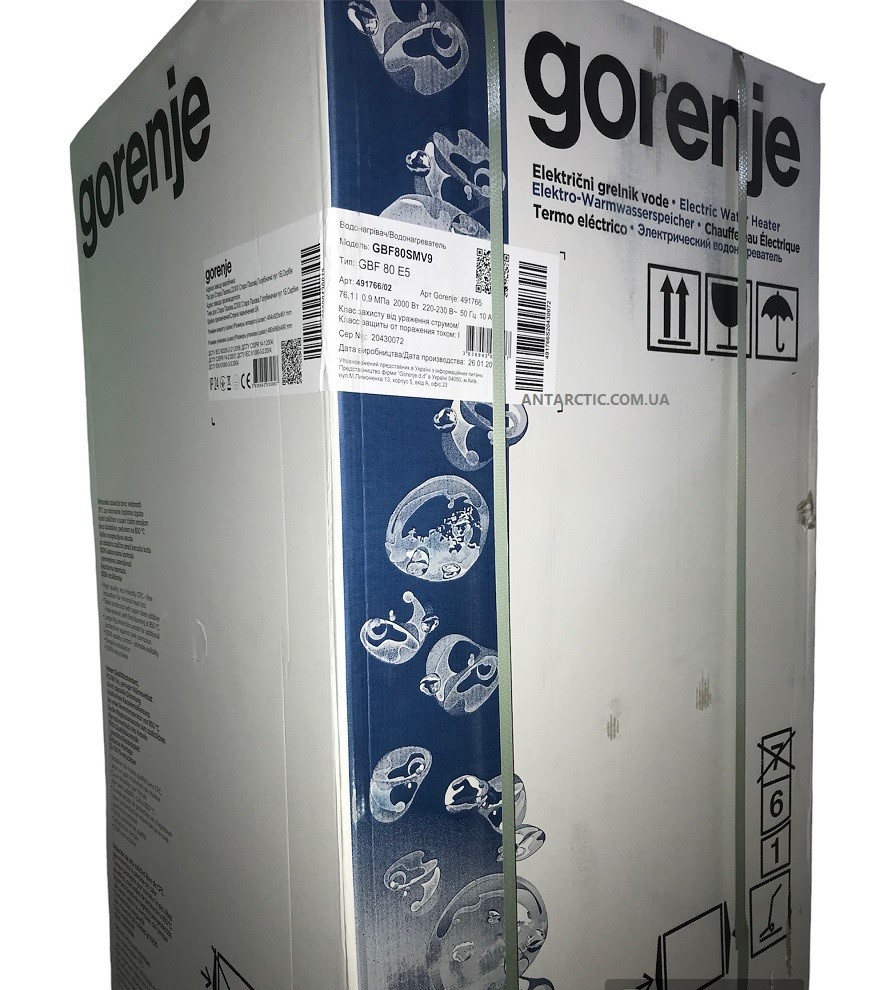 Бойлер Gorenje GBF 80 SMV9 - фото 10 - id-p1558517687