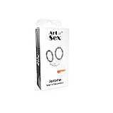 Сексуальна прикраса на пеніс і машонку Art of Sex — Jerome, Срібло, фото 5