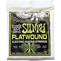 Струны Ernie Ball 2591 Flatwound Cobalt Regular Slinky 10-46