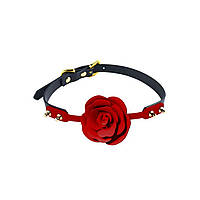 Розкішний кляп у формі троянди Zalo — Rose Ball Gag, подвійне використання