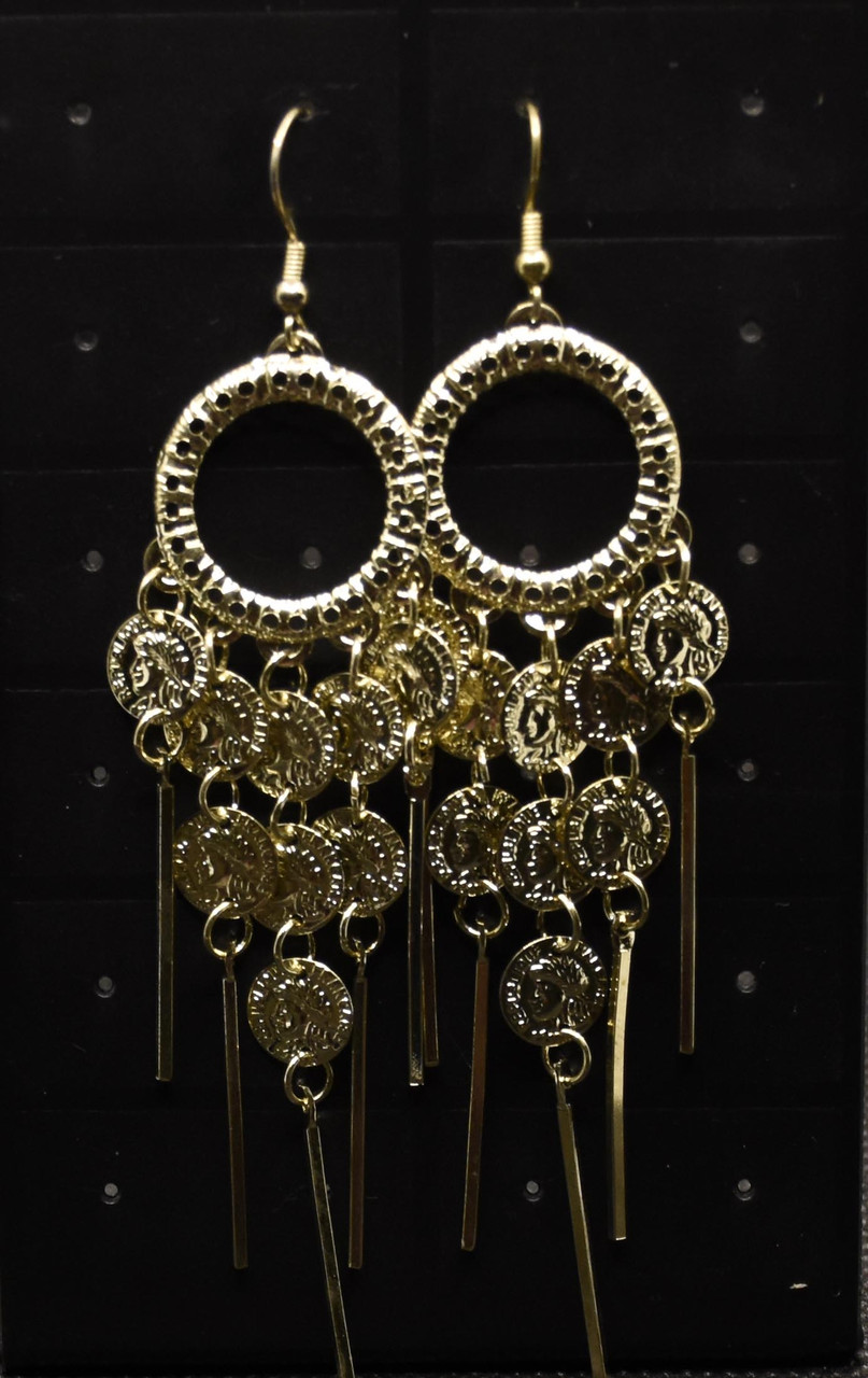 Сережки з монетками, фото 1