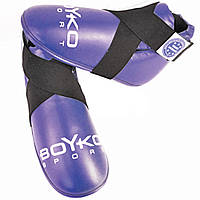 Защита ног BoYko BS - голеностоп и стопа, для кикбоксинга, синий 3XL (bs6033402106)