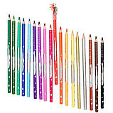 Набір кольорових олівців Top Model з точилкою 18 шт 12215, фото 3