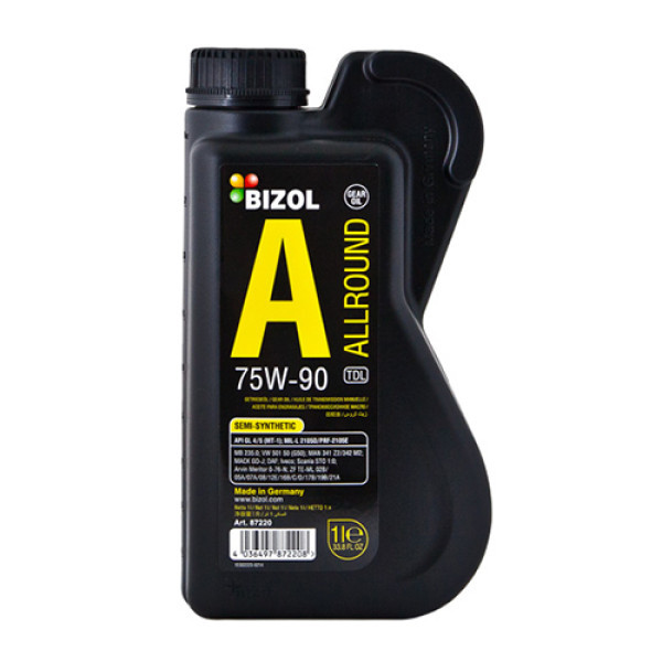 Масло трансмісійне - BIZOL Allround Gear Oil TDL 75W90 1л