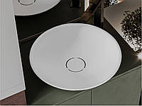 Раковина из искусственного камня накладная круглая 420*420мм белый цвет 69125595 MIRAGGIO