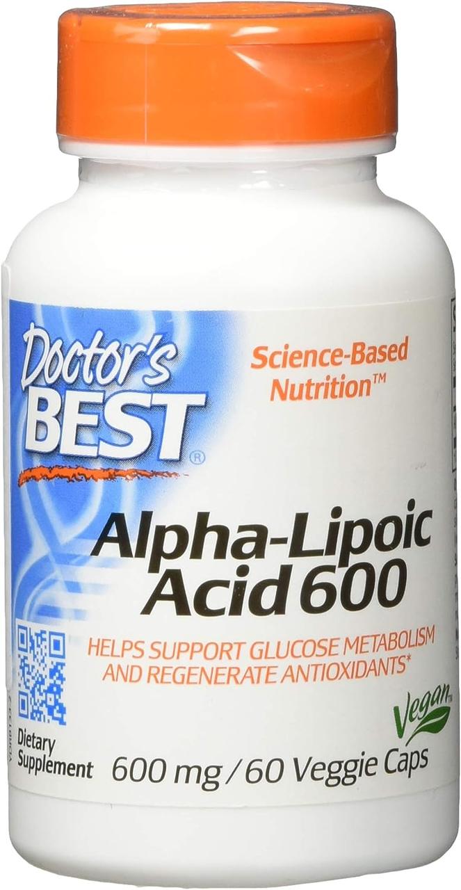 Doctor's Best Best Alpha Lipoic Acid 600 mg 60 капсул