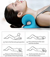 Подушка для шиї опора тяговий пристрій полегшений біль у шиї плечах розтягувач масаж