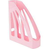 Вертикальный лоток (подставка для книг и папок) "Pastelini", розовый [tsi189840-TSІ]