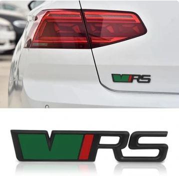 Шильдик емблема напис на багажник Skoda Octavia A5 VRS Шкода ВРС колір чорний глянець