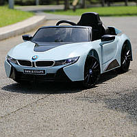 Детский электромобиль BMW I8 COUPE (белый цвет)