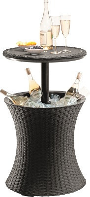 Стол - бар пластиковий Keter Cool Bar RATTAN