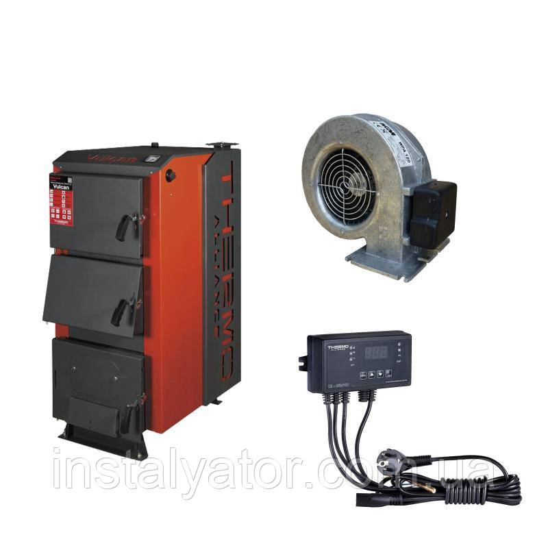 Thermo Alliance Vulcan V 3.0 Котел твердопаливний сталевий SF 27 + Вентилятор котла до 40 кВт, "M Plus M" +