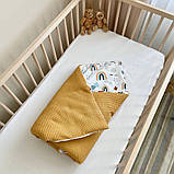 Плед-конверт з ковдрою Baby Dream Веселки, фото 9