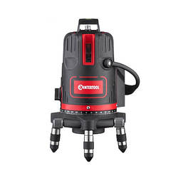 Лазерний рівень INTERTOOL ProLine MT-3004 з п'ятьма лазерними головками і червоним променем