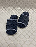Домашні капці з відкритим носком, 40 р. (варіант 24), фото 3