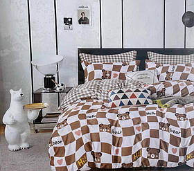 Постільна білизна фланелева/Постіль полуторна/мякенька постіль