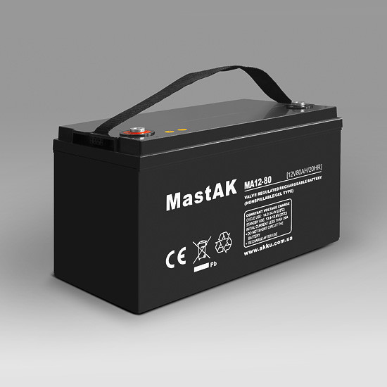 Акумулятор MA12-80 MastAK 12V80Ah