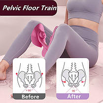 Тренажер багатофункціональний для м'язів таза Pelvical floor trainer PINK, фото 4