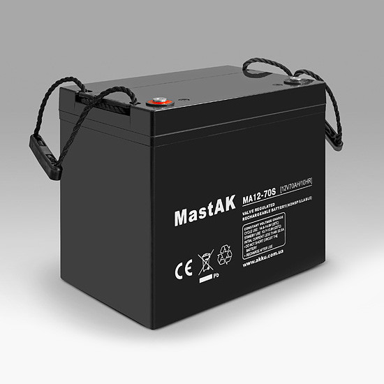 Акумулятор MA12-70S MastAK 12V70Ah