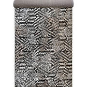 Килимова доріжка 1м 1,50м 2м 2,50м 4м сіра абстракція Mira 24036/160