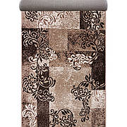 Килимова доріжка коричневый вензель Mira