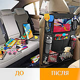 Органайзер на спинку переднього сидіння в машину Seat Storage чорний (LB-105939), фото 8