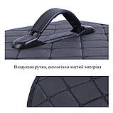 Органайзер у багажник/машину великий 54х31х30 см з екошкіри Trunk Box чорний (GS-154736), фото 6