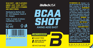 Bcaa у шотах