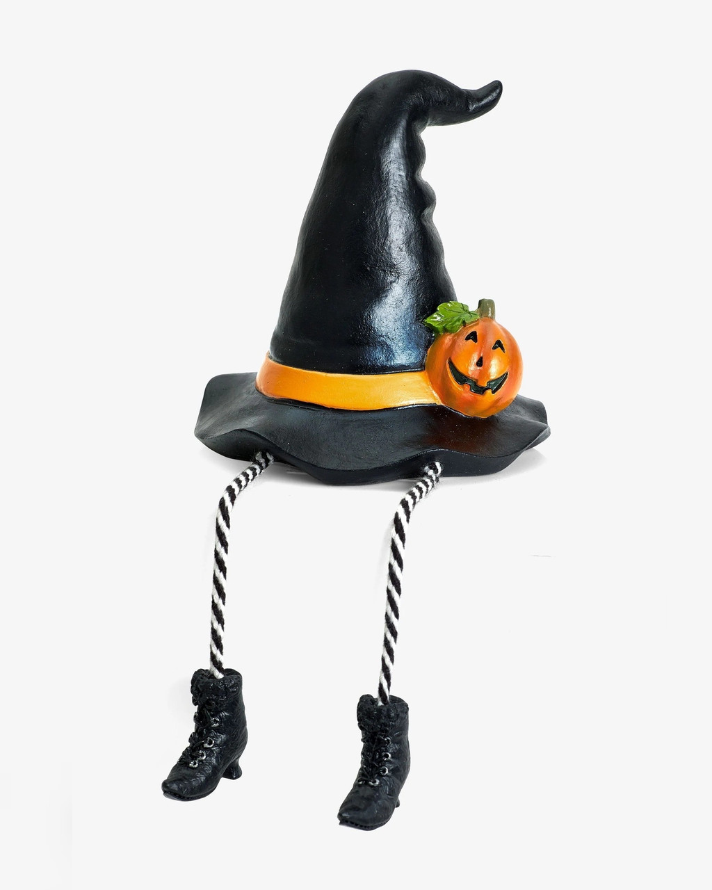 Декор фігурка на Хелловін статуетка капелюх відьми з черевиками