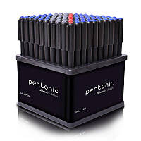 Ручка шар/масл Pentonic стенд 100 шт, микс цветов 0,7 мм LINC 412210