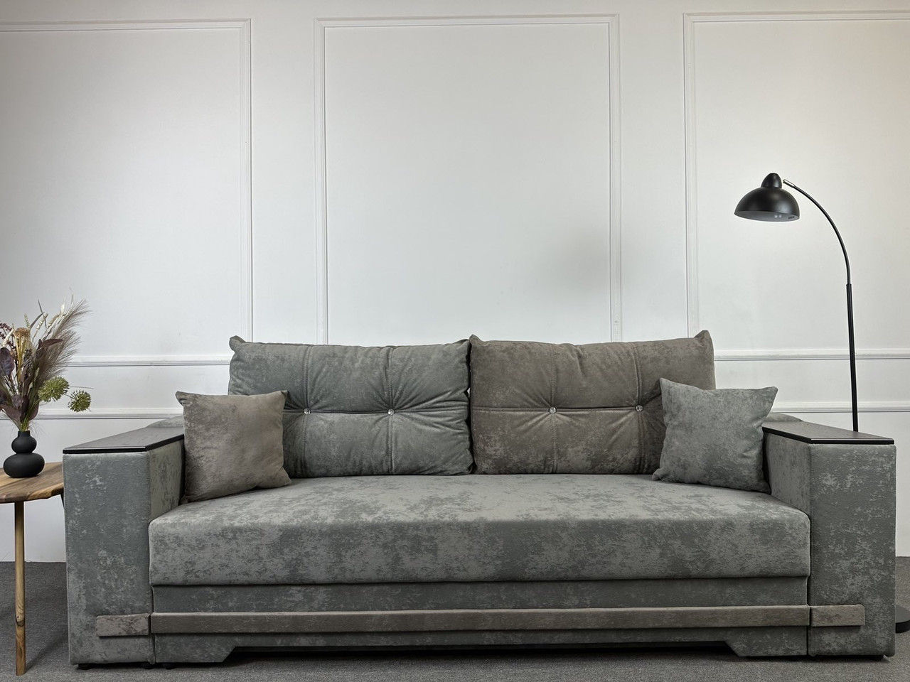 Диван Магнум 2,5 сірий Елізіум, фото 1