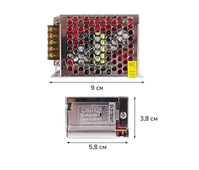 Блок живлення OEM DC12 36W 3А TR-36, фото 3