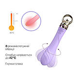 Вібратор для точки G із підігрівом Zalo Sweet Magic - Courage Fantasy Violet - SO6675, фото 9