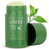 Маска стик для лица против черных точек, с зеленым чаем / Очищающая маска глиняная для чкожи