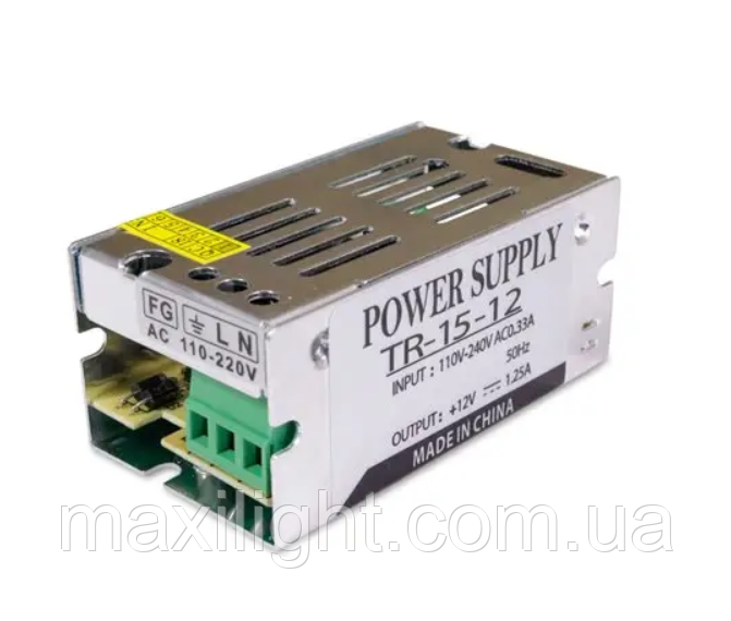 Блок живлення OEM DC12 15W 1,25А TR15-12