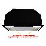 Вбудована чорна витяжка 60 см. Потужна - 1450 м. Тиха -39 дБ Luxor Jet BK, Німеччина, фото 3