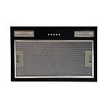 Вбудована чорна витяжка 60 см. Потужна - 1450 м. Тиха -39 дБ Luxor Jet BK, Німеччина, фото 5