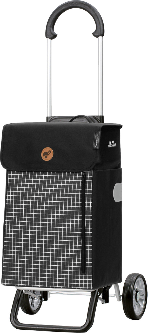 Сумка-візок господарська на колесах тачка кравчучка Andersen Scala Shopper Plus Hente Black
